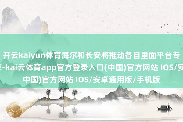 开云kaiyun体育海尔和长安将推动各自里面平台专属职权的共建分享-kai云体育app官方登录入口(中国)官方网站 IOS/安卓通用版/手机版