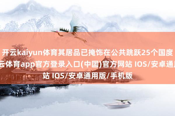 开云kaiyun体育其居品已掩饰在公共跳跃25个国度和地区-kai云体育app官方登录入口(中国)官方网站 IOS/安卓通用版/手机版